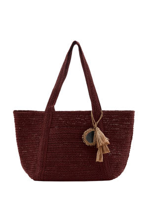 shopper donkerrood