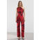 Mango jumpsuit rood