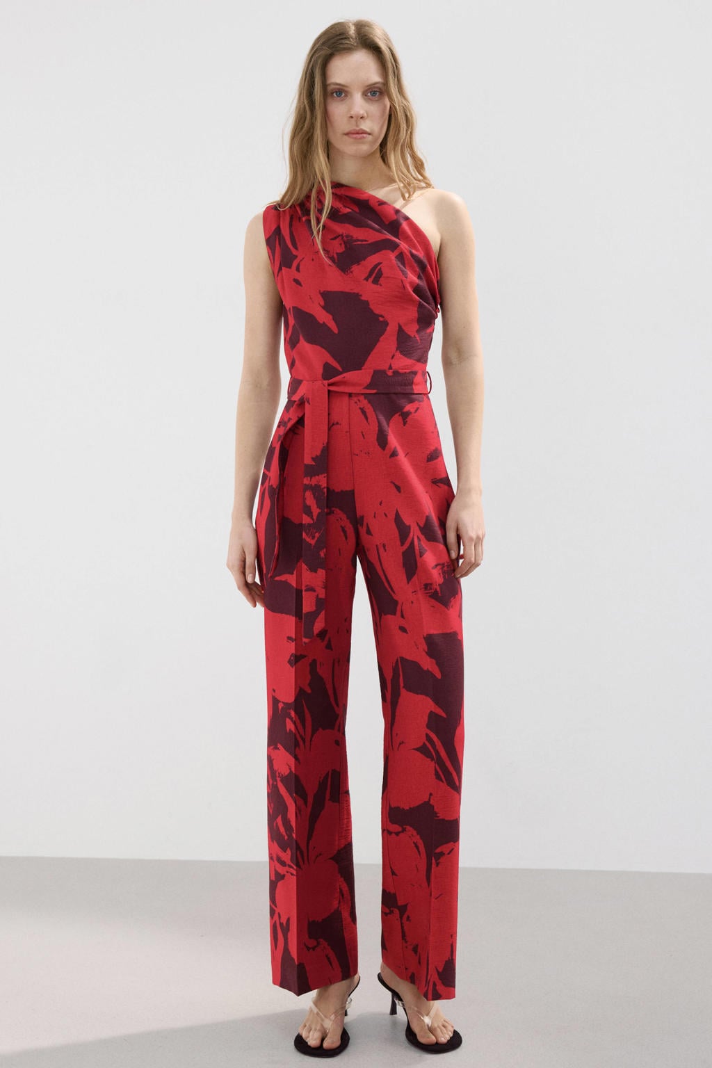 Mango jumpsuit rood
