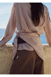 thumbnail: Mango top met krijtstreep beige