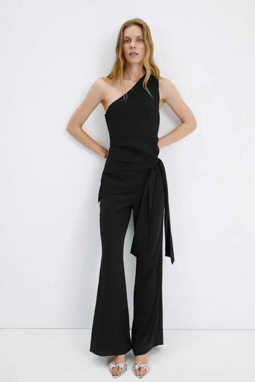 Mango jumpsuit zwart