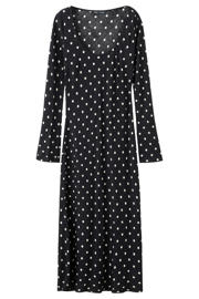thumbnail: Mango maxi jurk met stippen zwart