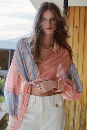 gestreepte blouse multi
