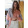 Mango gestreepte blouse multi