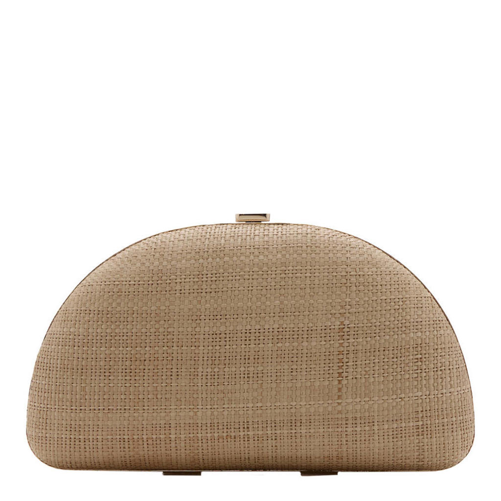 Mango clutch beige