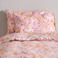 NOUS Living katoenen gebloemde kussensloop 40x55 cm - roze