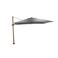 Garden Impressions Hawaii Big Pole parasol - 350x350 cm) - teak look - royal antraciet