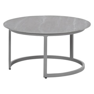  Garden Impressions Monte Carlo lounge tuintafel - Ø80xH40 cm - taupe