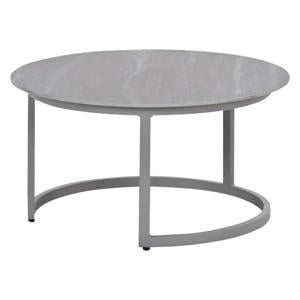 Garden Impressions Monte Carlo lounge tuintafel - Ø80xH40 cm - taupe