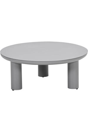  Garden Impressions Elefanti aluminium lounge tafel - Ø80xH32 cm - taupe