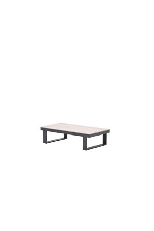 Bologna lounge tafel (130x70 cm) Bologna lounge tafel - 130x70 cm - carbon black - light teak Vironwood