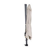 thumbnail: Garden Impressions Hawaii parasol - 300x300 cm) - carbon black - ecru