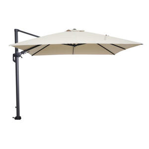 Hawaii parasol - 300x300 cm) - carbon black - ecru