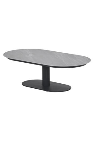  Garden Impressions Nice lounge tuintafel - 130x70 cm - carbon black