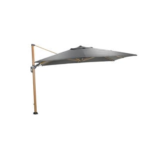 Hawaii Deluxe parasol - 300x300cm) -  l. teaklook - royal antraciet
