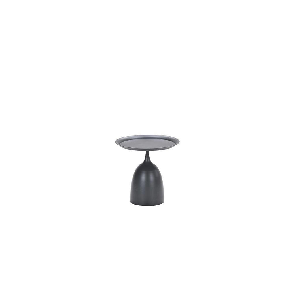 Garden Impressions Mioala bijzettafel (50xH48 cm) Mioala bijzettafel - diameter 50xH48 cm - carbon black Mioala bijzettafel - diameter 50xH48 cm - carbon black