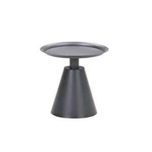bijzettafel Zavala (50xH48 cm) Zavala bijzettafel - diameter 50xH48 cm - carbon black