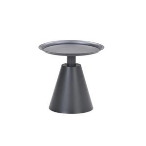 bijzettafel Zavala (50xH48 cm) Zavala bijzettafel - diameter 50xH48 cm - carbon black