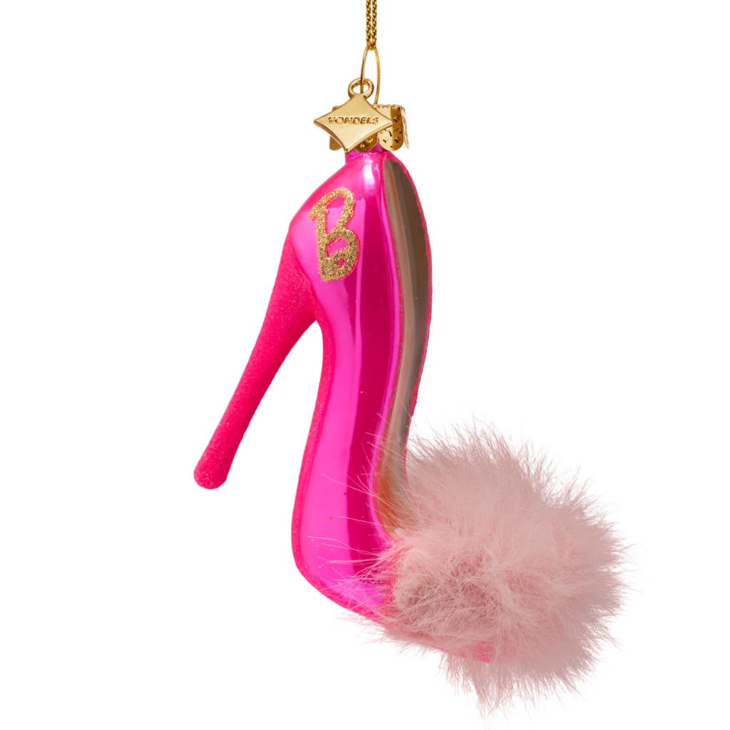 Vondels kerstornament Barbie hoge hak