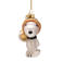 Vondels kerstornament Snoopy op ski's