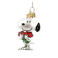 Vondels kerstornament Snoopy met bloemen