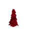 Vondels boom met strikken en diamenten (rood) (35 cm)