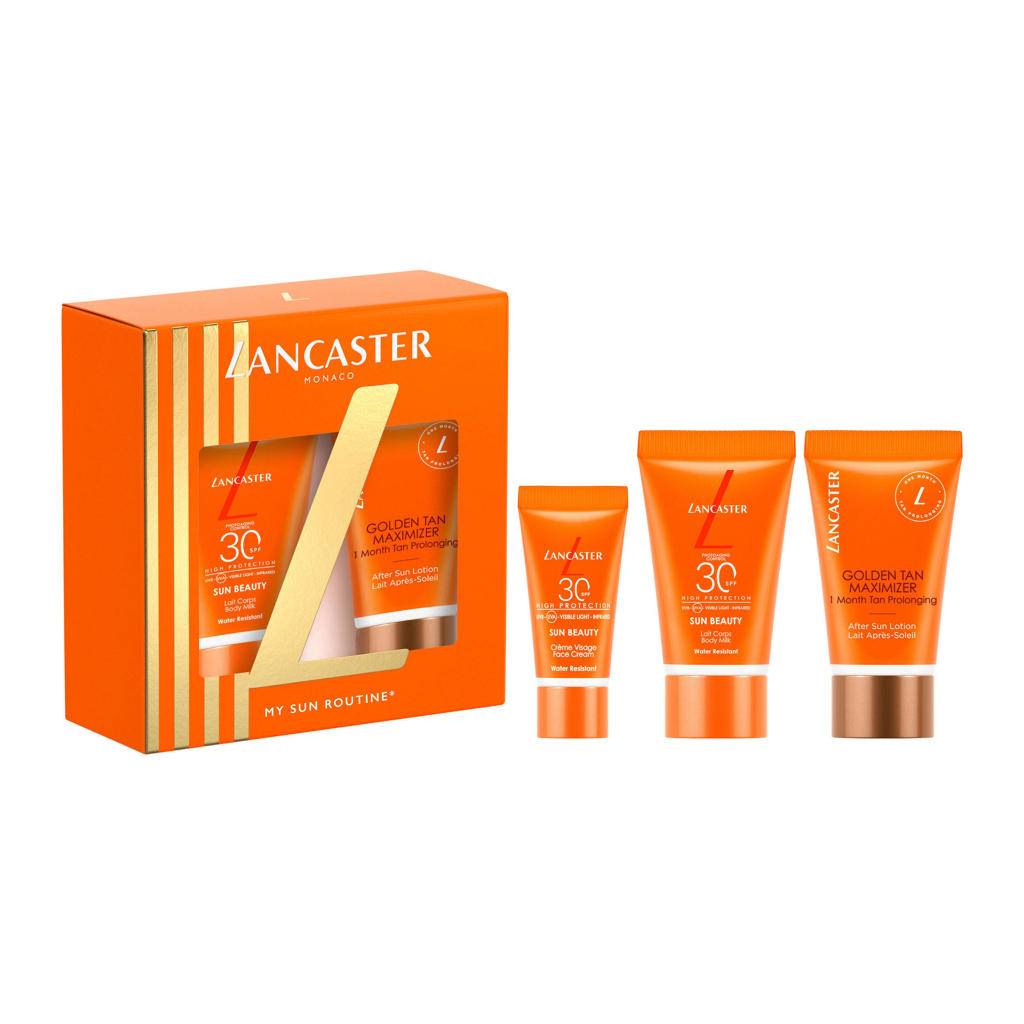 Lancaster Sun Kit - Body Milk SPF30 50 ml + After Sun Lotion 50 ml + Face Cream SPF30 15 ml
