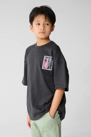 T-shirt antraciet