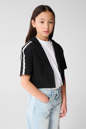 cropped blazer zwart