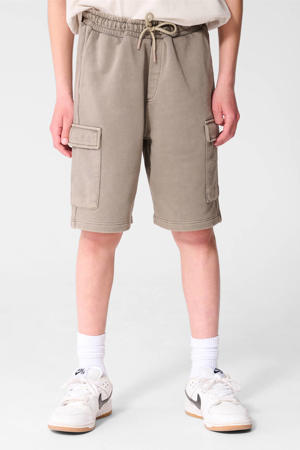 regular waist sweatshort taupe