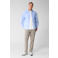 Shoeby Studio regular gestreept casual overhemd lichtblauw