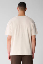 thumbnail: Shoeby Studio relaxed T-shirt met backprint beige