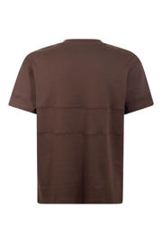 thumbnail: Shoeby Studio relaxed T-shirt donkerbruin