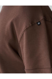 thumbnail: Shoeby Studio relaxed T-shirt donkerbruin