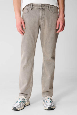 straight leg jeans grey denim