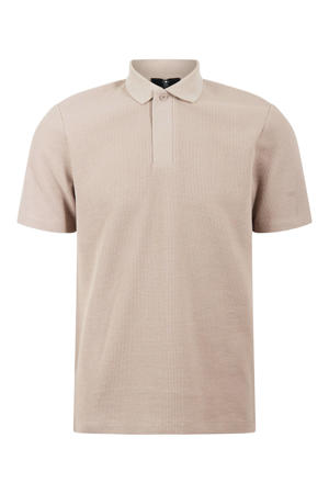 regular fit polo - lichtbruin