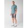 Shoeby regular fit polo met wafel - blauw
