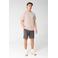 Shoeby regular fit T-shirt met print - lichtbruin