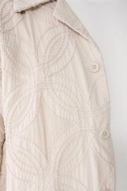 thumbnail: Shoeby Studio regular casual overhemd met ingebreid patroon beige