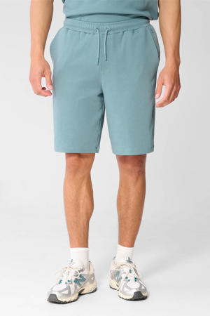 regular fit sweatshort - donkergroen