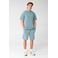 Shoeby regular fit T-shirt met logo - donkergroen