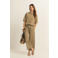 Expresso blouse travelstof kakigroen