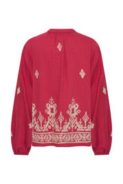 thumbnail: Expresso geborduurde blouse roze