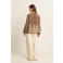Expresso geborduurde blouse groen