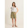 Expresso chino short travelstof kakigroen