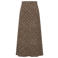 Expresso midi rok jersey bruin