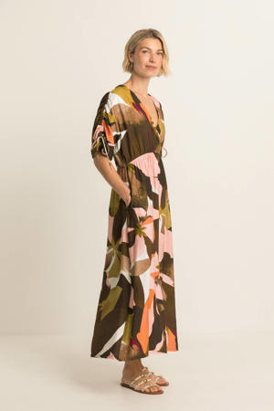 midi jurk multi