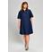 STUDIO blousejurk Plus Size - donkerblauw