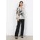 Soyaconcept viscose blouse met print - ecru