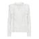 Wasabiconcept viscose gebloemde blouse met ruches Plus Size - wit